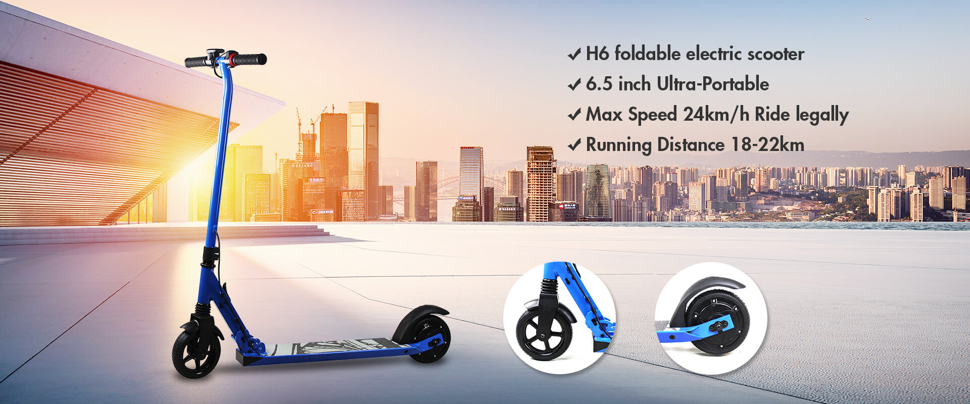 H6 Foldable Electric Scooter