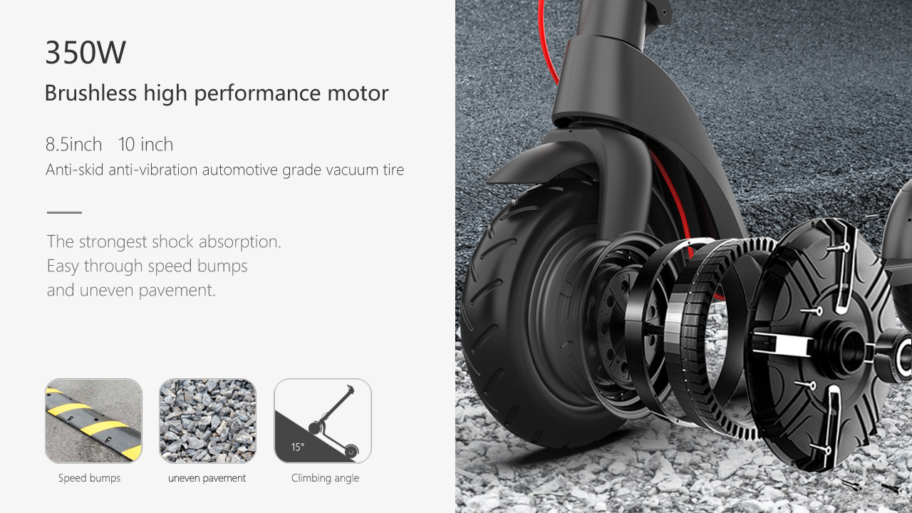 X7 E-SCOOTER Off-road air wheel folding scooter
