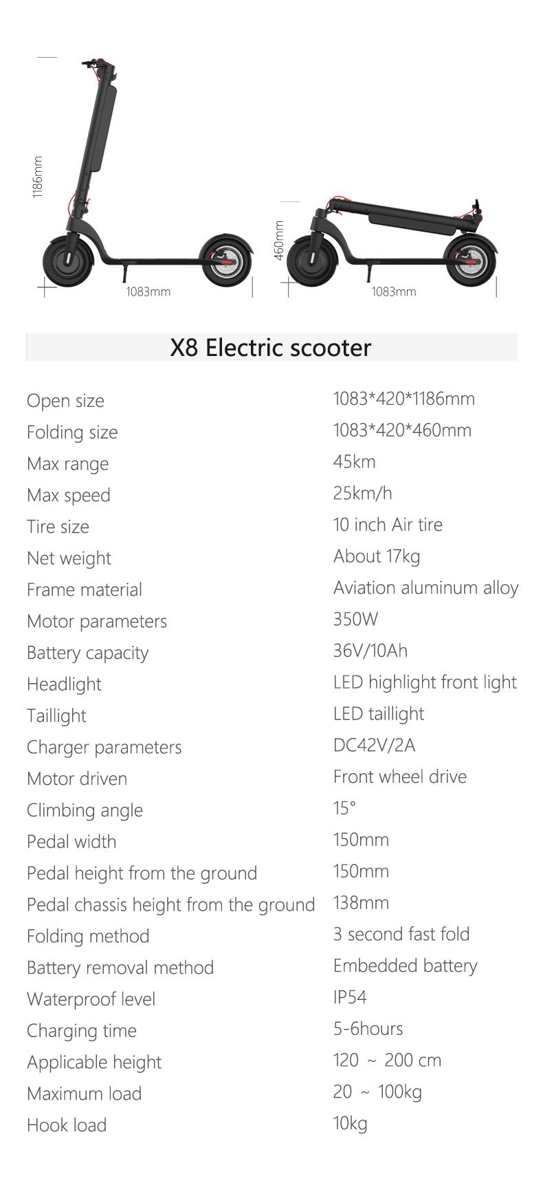 X8 Electric Stooter