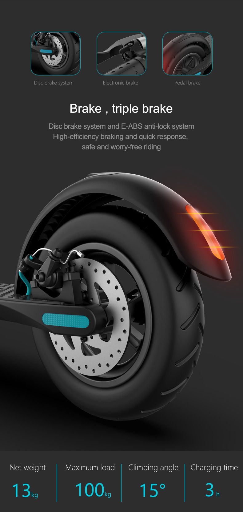 X7 E-SCOOTER Off-road air wheel folding scooter