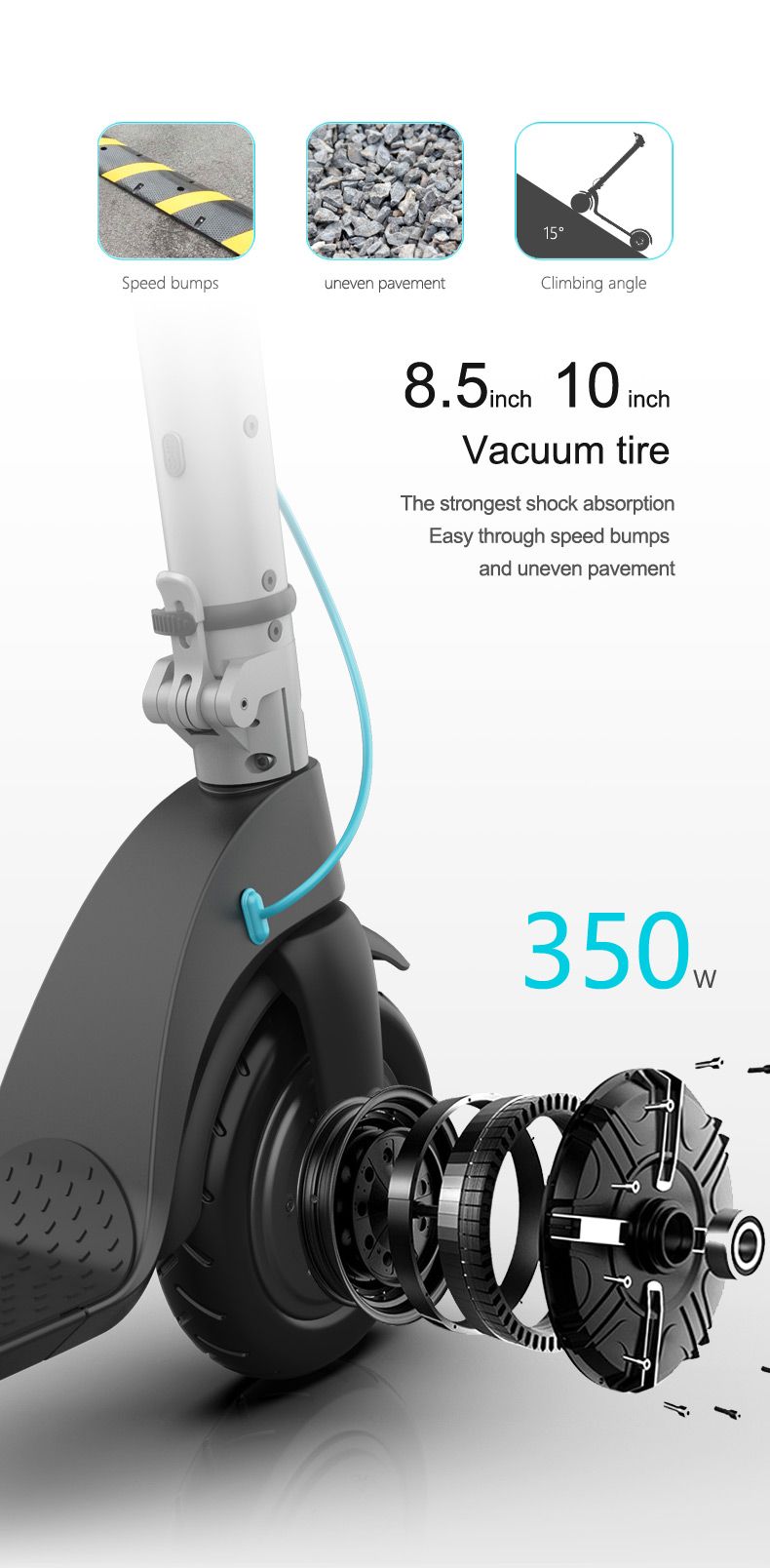 X7 E-SCOOTER Off-road air wheel folding scooter