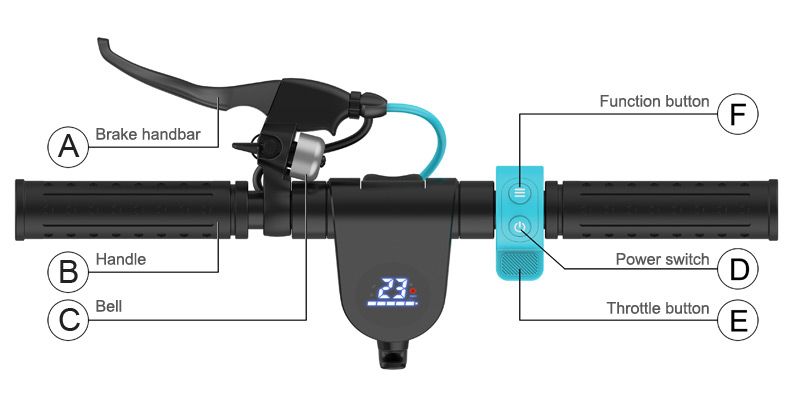 X7 E-SCOOTER Off-road air wheel folding scooter