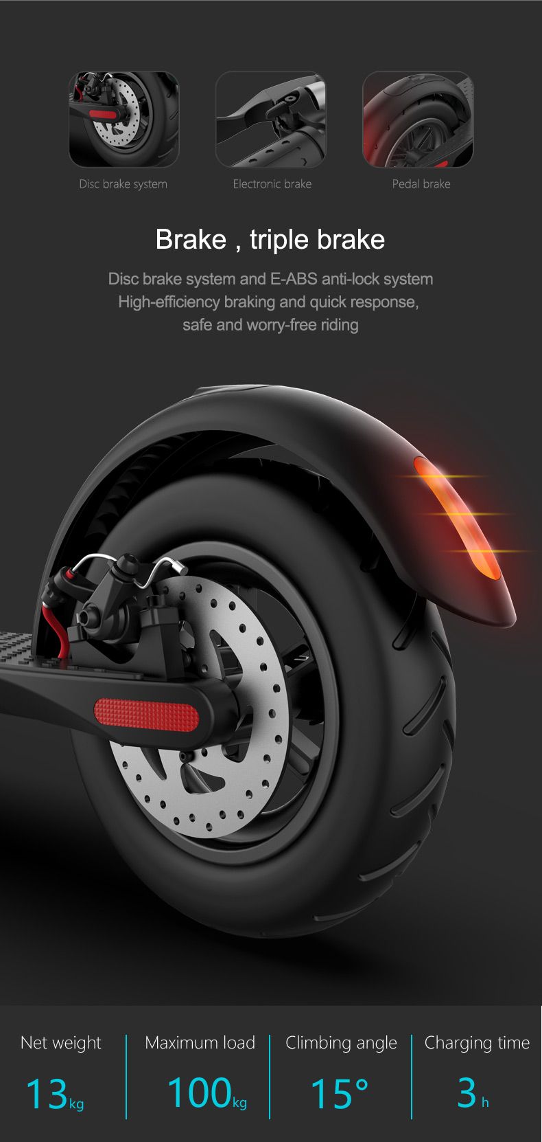 X7 E-SCOOTER Off-road air wheel folding scooter